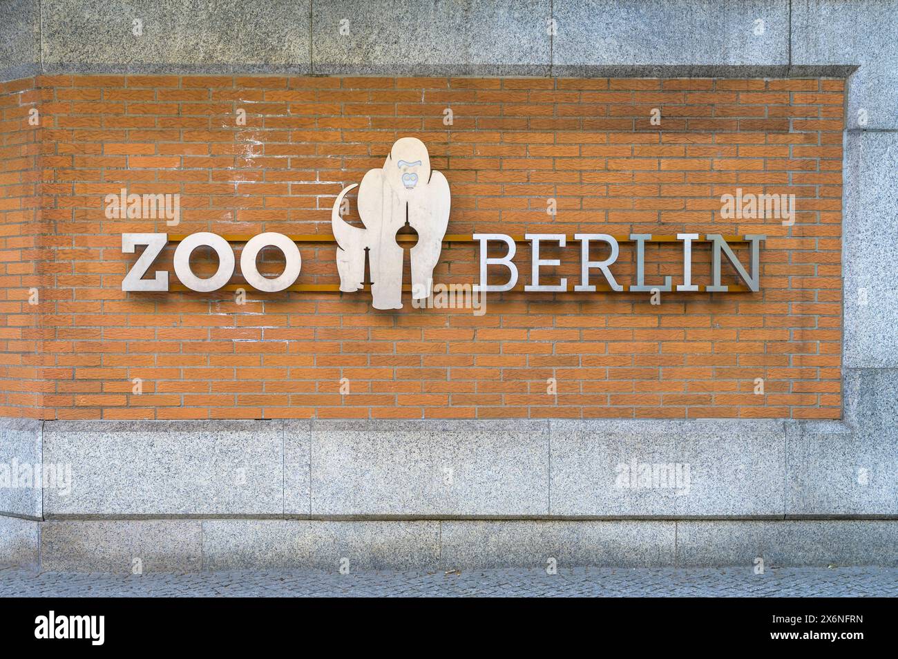 Berlin, Allemagne - 14 mai. 2024 : le signe du zoo de Berlin Banque D'Images
