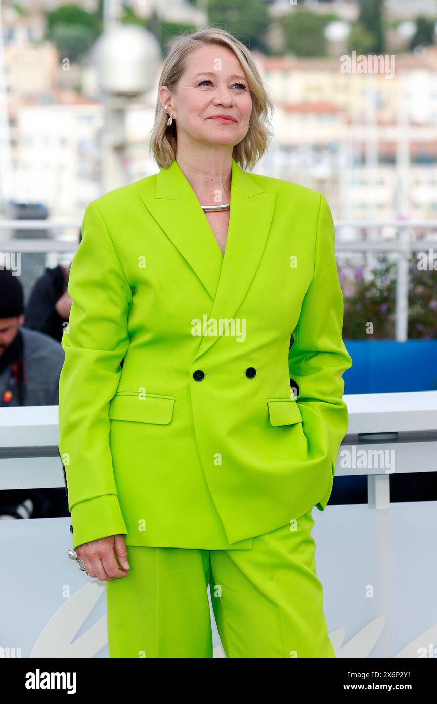 Trine Dyrholm beim Photocall zum Kinofilm Pigen Med nalen / la fille à l'aiguille auf dem Festival de Cannes 2024 / 77. Internationale Filmfestspiele von Cannes am Palais des Festivals. Cannes, 16.05.2024 *** Trine Dyrholm au Photocall pour le long métrage Pigen Med nalen la fille à l'aiguille au Festival de Cannes 2024 77 Festival International du film de Cannes au Palais des Festivals Cannes, 16 05 2024 Foto:xD.xBedrosianx/xFuturexImagex nalen_4533 Banque D'Images
