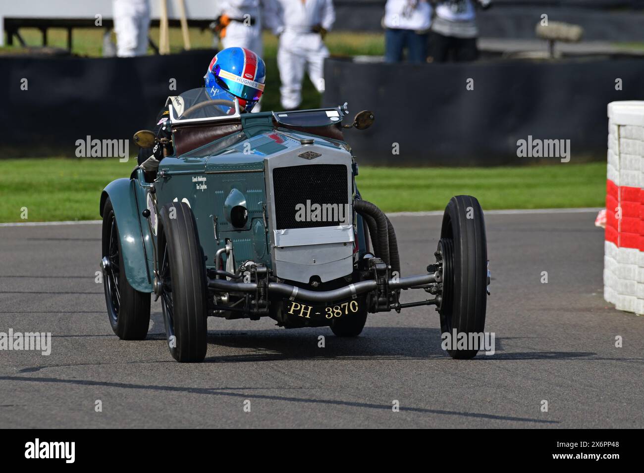 Tim Crighton, Frazer Nash Boulogne, Trophée Grover Williams, vingt minutes de course pour les Grand Prix d'avant-guerre, principalement de la période 1920 à 1931, Banque D'Images