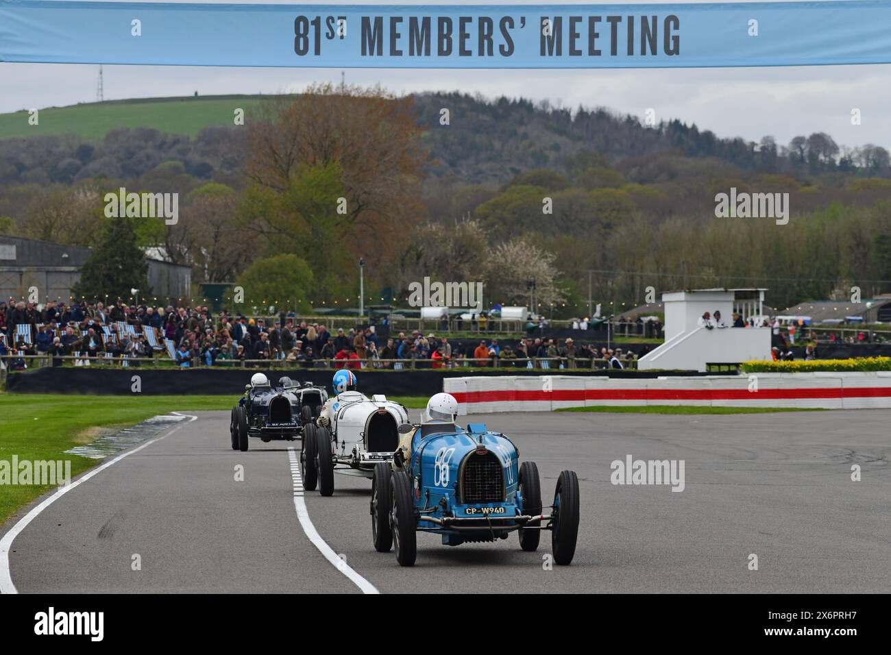 Michael Peet, Bugatti type 35, Trophée Grover Williams, vingt minutes de course pour les voitures Grand Prix d'avant-guerre, principalement de la période 1920 à 1931, bon Banque D'Images