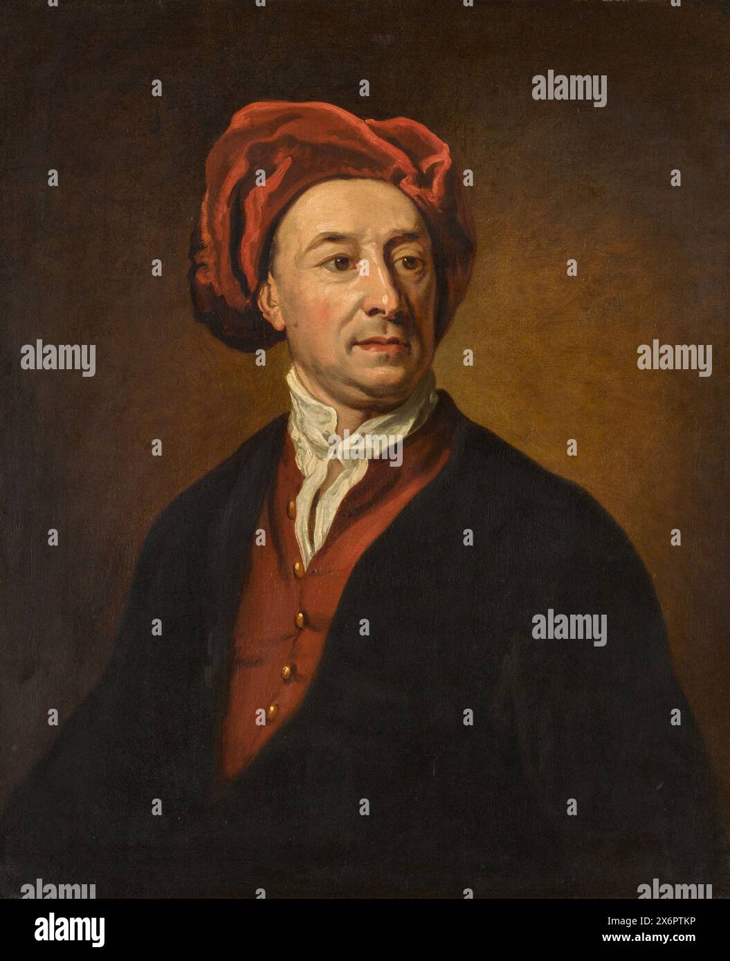 Portrait de Jean-Baptiste Monnoyer Banque D'Images