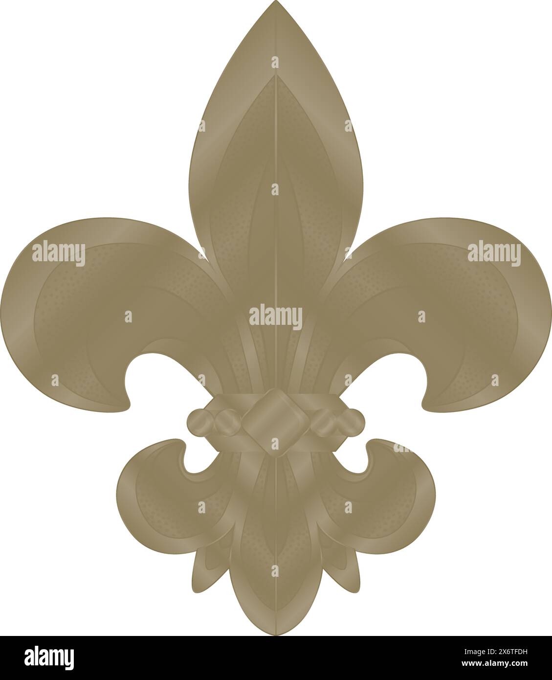 Fleur de lis Illustration de Vecteur