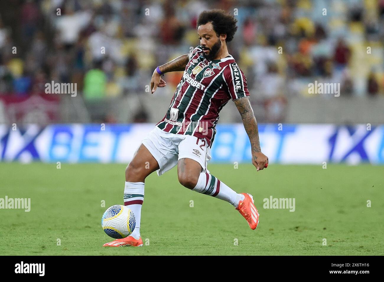 Rio de Janeiro, Brésil, 11 mai 2024. Match de football entre Fluminense vs Red Bull Bragantino, pour le championnat brésilien 2024, au Maracanã s. Banque D'Images