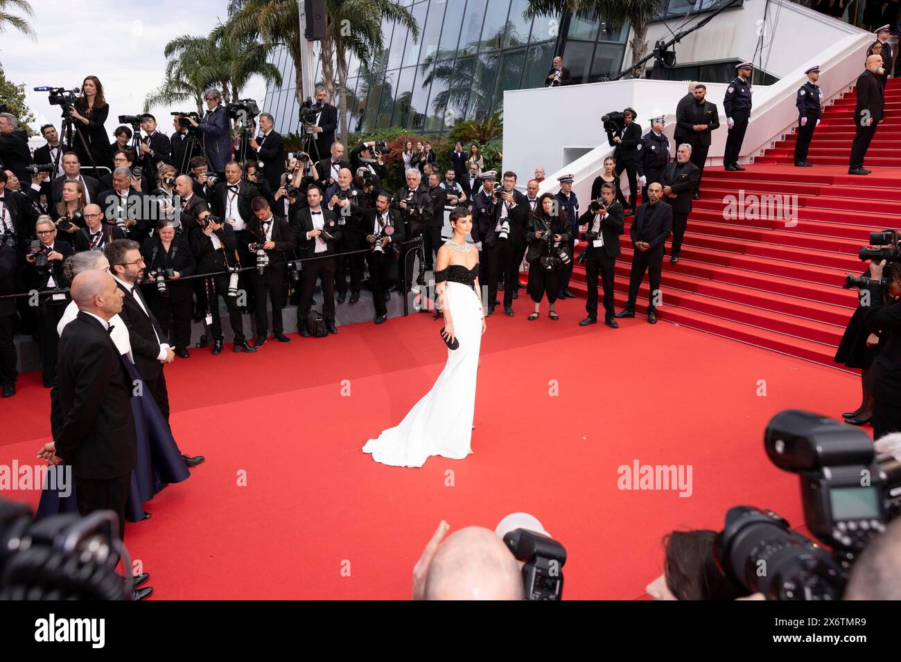 Cannes, France, 14 mai 2024 : Taylor Hill lors de l'ouverture du 77e Festival International du film de Cannes. Le 77ème film international de Cannes Banque D'Images