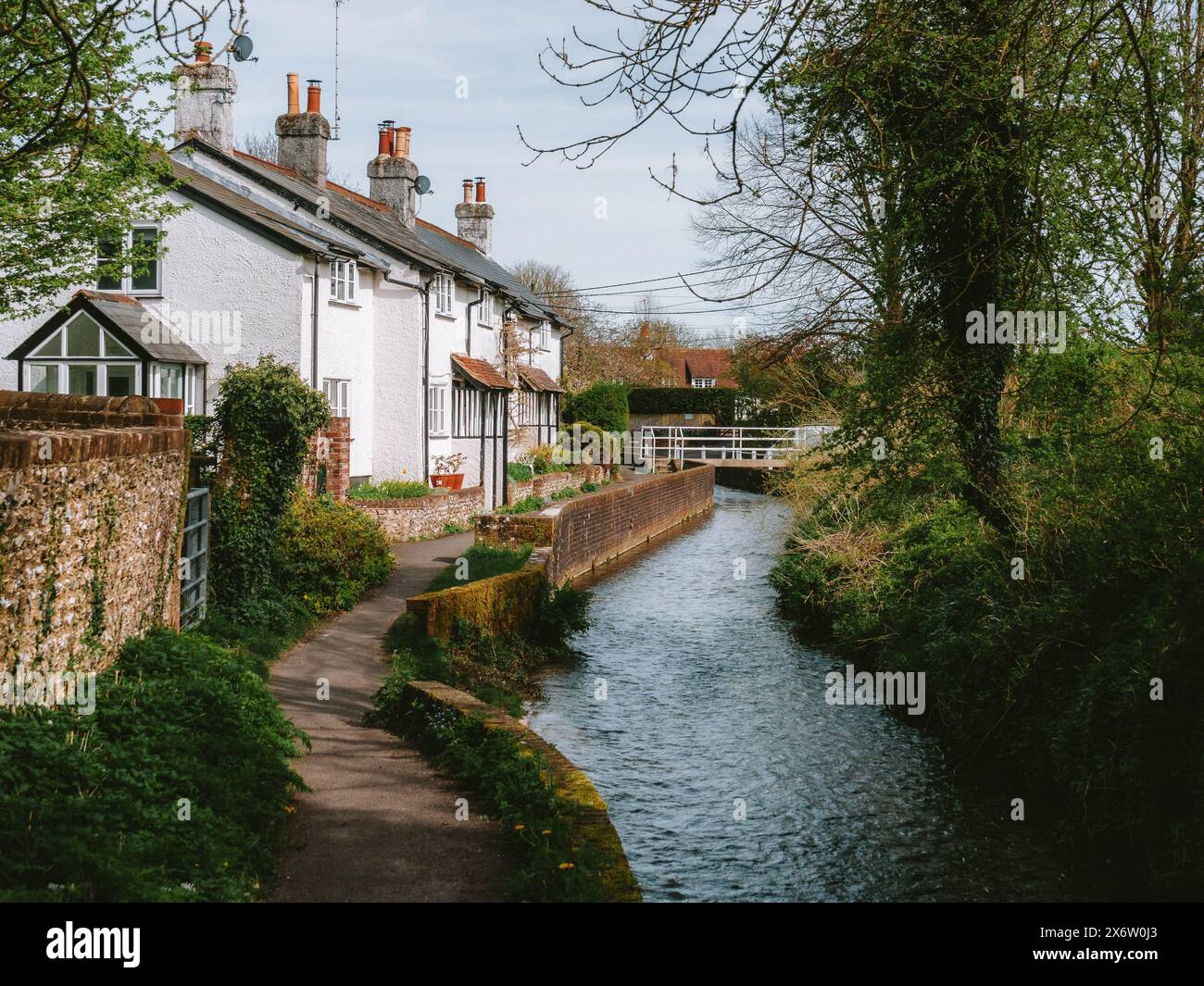 Le vieux village d'East Meon Banque D'Images