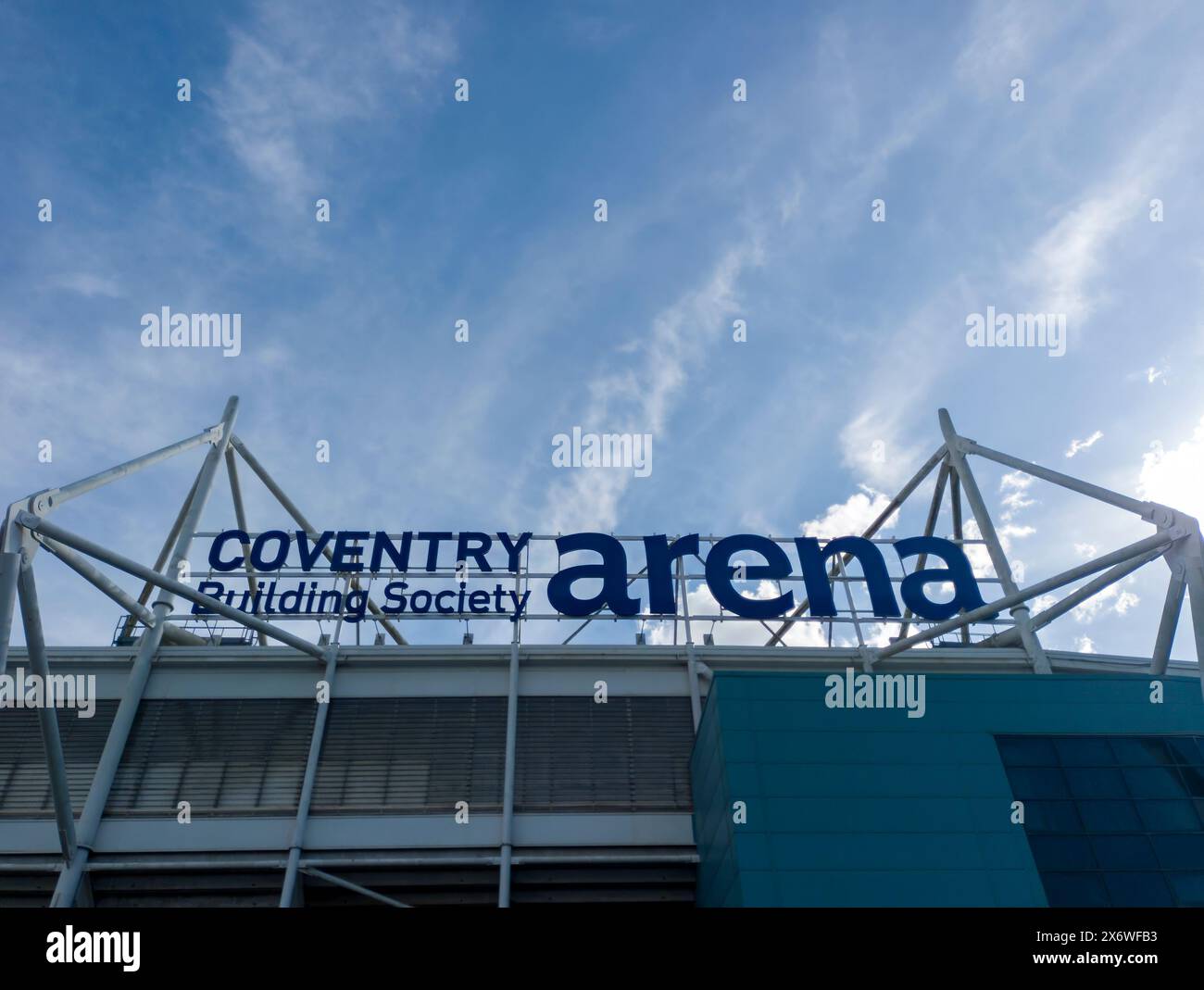 Le CBS Arena abrite le Coventry City Football Club dans les West Midlands, au Royaume-Uni Banque D'Images
