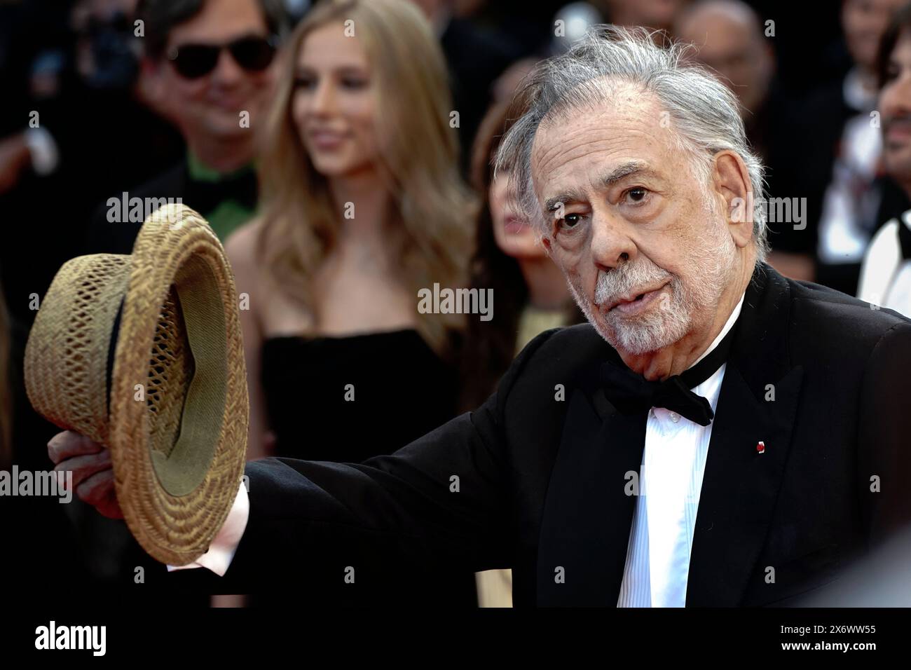 Cannes, France. 16 mai 2024. Francis Ford Coppola assiste au tapis rouge de Megalopolis screening au 77e Festival de Cannes au Palais des Festivals le 16 mai 2024 à Cannes Banque D'Images