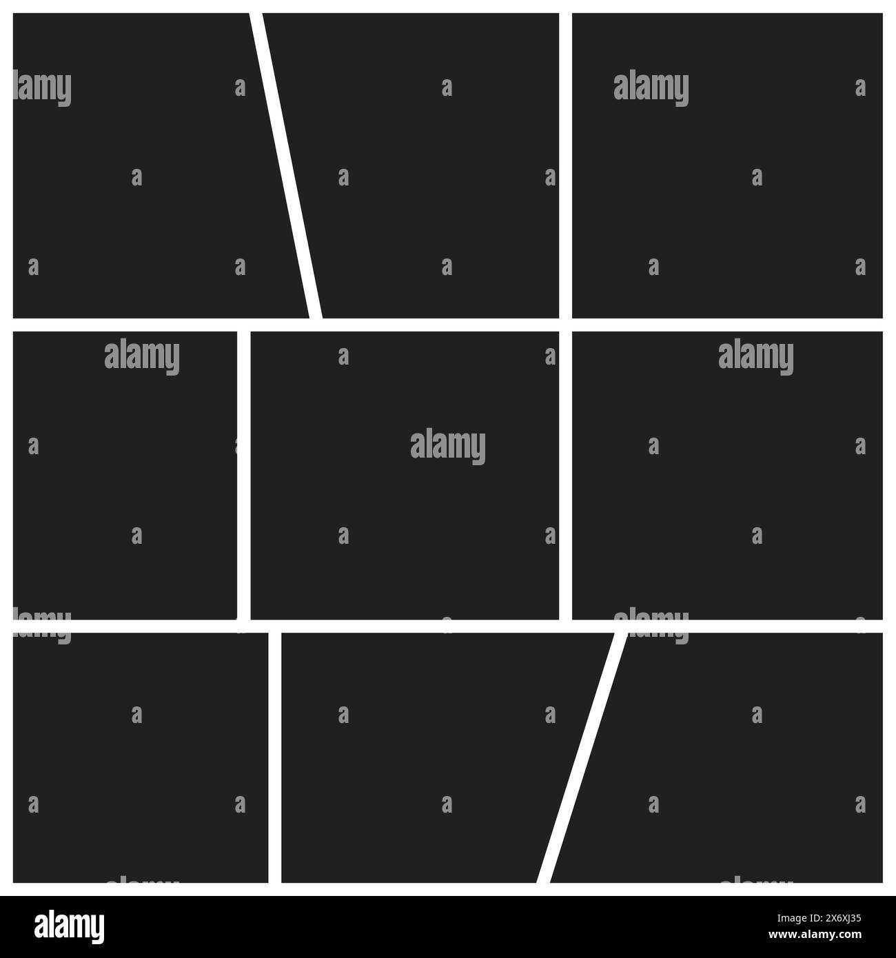 cadres photo sur la conception de fond blanc Illustration de Vecteur