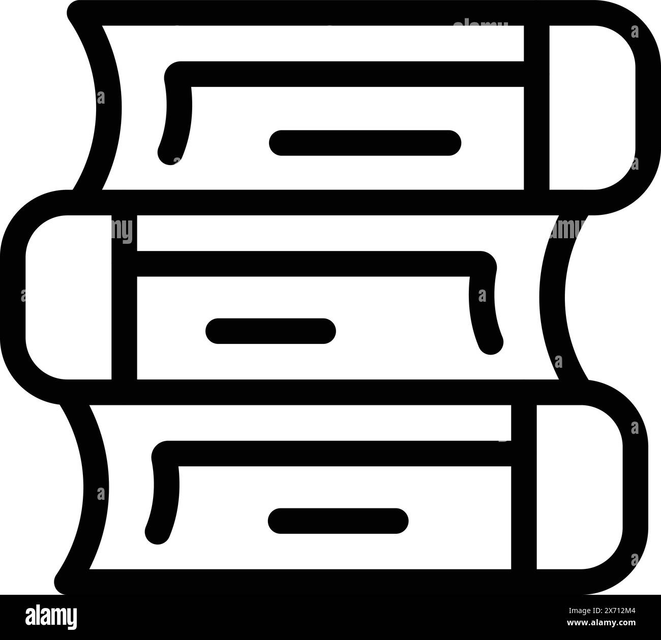 Vecteur de contour d'icône de mise à niveau des compétences personnelles. Construction de l'estime de soi. Guide de l'équilibre de vie Illustration de Vecteur