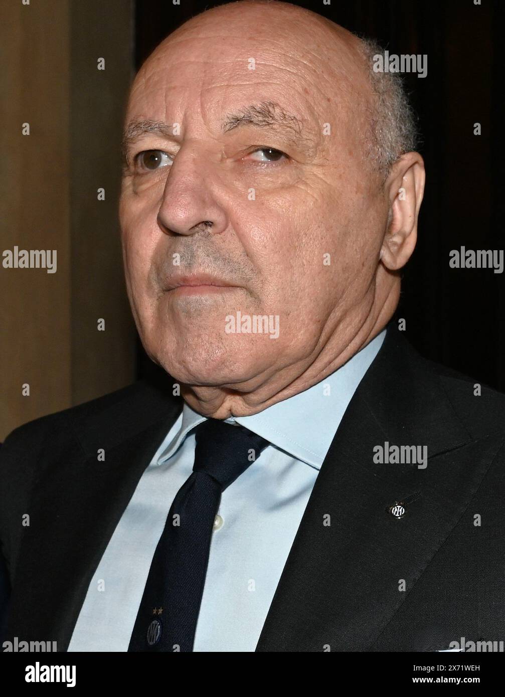 Milan, . 17 mai 2024. Milan, Italie Inter, 2024 champions italiens, reçoit le prix Ambrogino d'Oro au Palazzo Marino avec les managers et les joueurs sur la photo : Giuseppe Marotta AD Sport crédit : Agence photo indépendante/Alamy Live News Banque D'Images