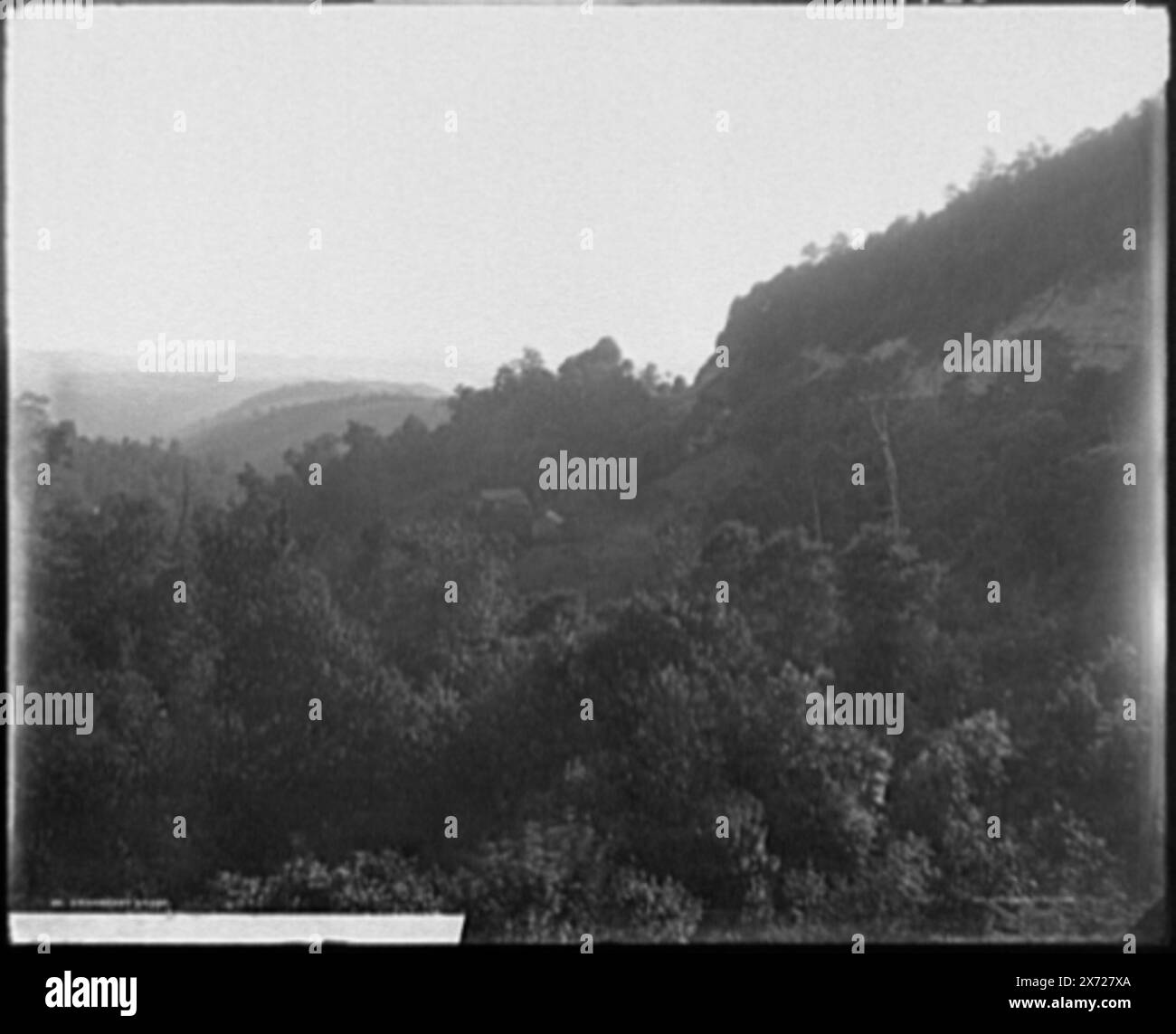 Cranberry Grade, 'W.H. Jackson & Co., Denver.' Et '36' sur négatif., Sky Masked., commandé par Baltimore & Ohio Railroad., Detroit Publishing Co. No. 01720., Gift ; State Historical Society of Colorado ; 1949, États-Unis, Virginie-occidentale. Banque D'Images