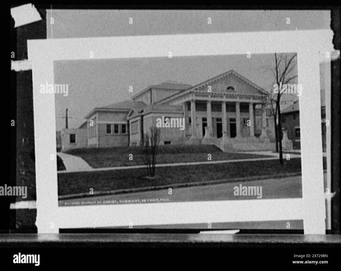 Second Church of Christ, Scientist, Detroit, Mich., Detroit Publishing Co. No. 1508., Gift ; State Historical Society of Colorado ; 1949, Christian science Church. , États-Unis, Michigan, Detroit. Banque D'Images