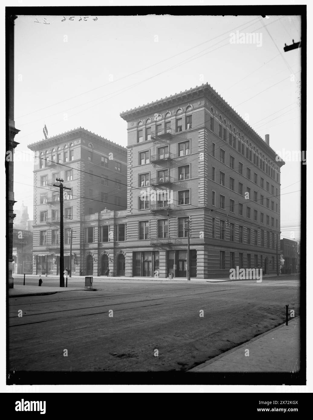 Birmingham, Ala., Hotel Hillman, titre tiré de la veste., 'G 3636' sur négatif., Detroit Publishing Co. no. 34346., Gift ; State Historical Society of Colorado ; 1949, Hotel Hillman (Birmingham, Ala.) , Hôtels. , États-Unis, Alabama, Birmingham. Banque D'Images