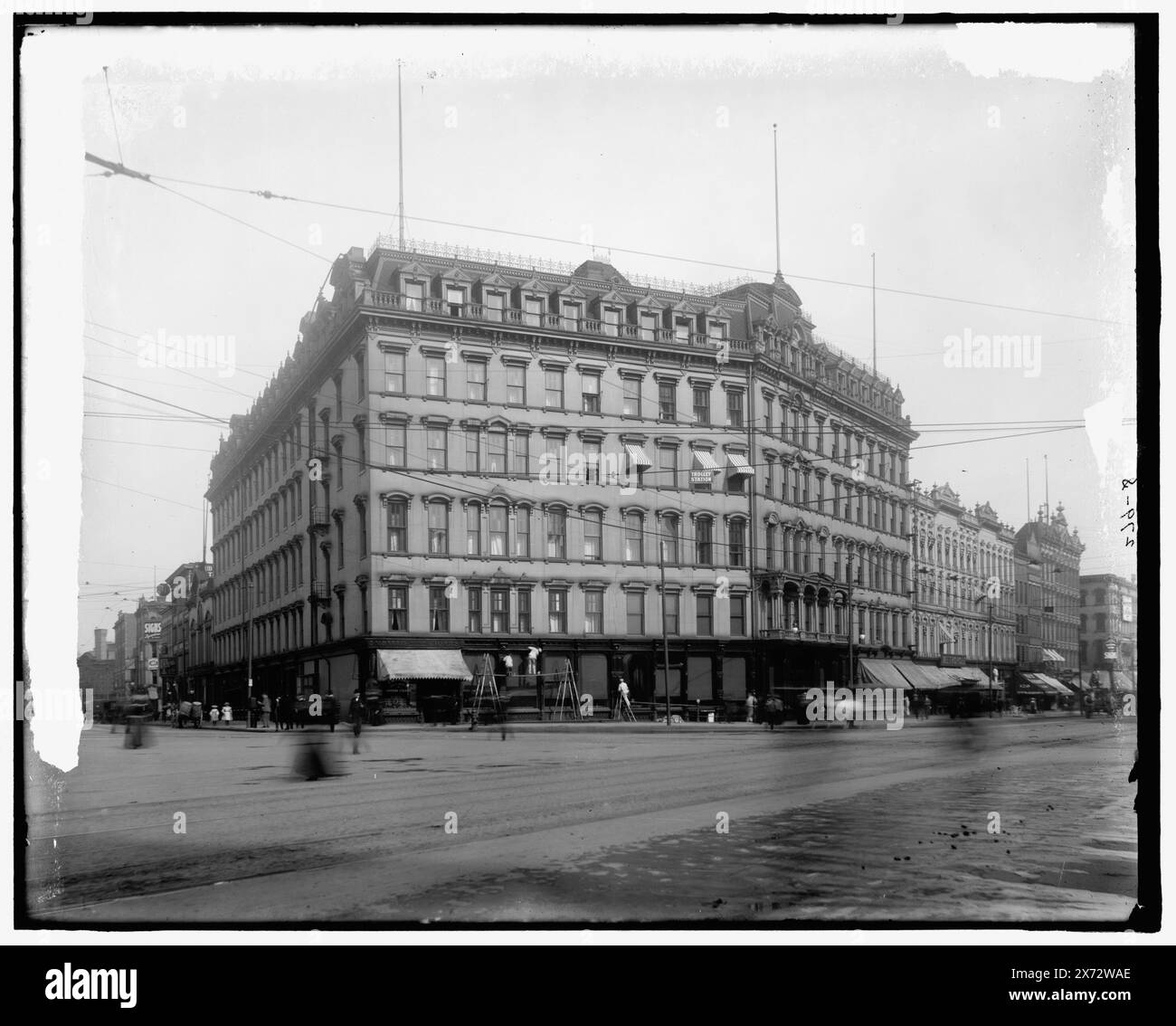 Russell House, Detroit, Mich., titre tiré de la veste., '279-s' sur négatif., Detroit Publishing Co. no. 042096., Gift ; State Historical Society of Colorado ; 1949, Hôtels. , États-Unis, Michigan, Detroit. Banque D'Images