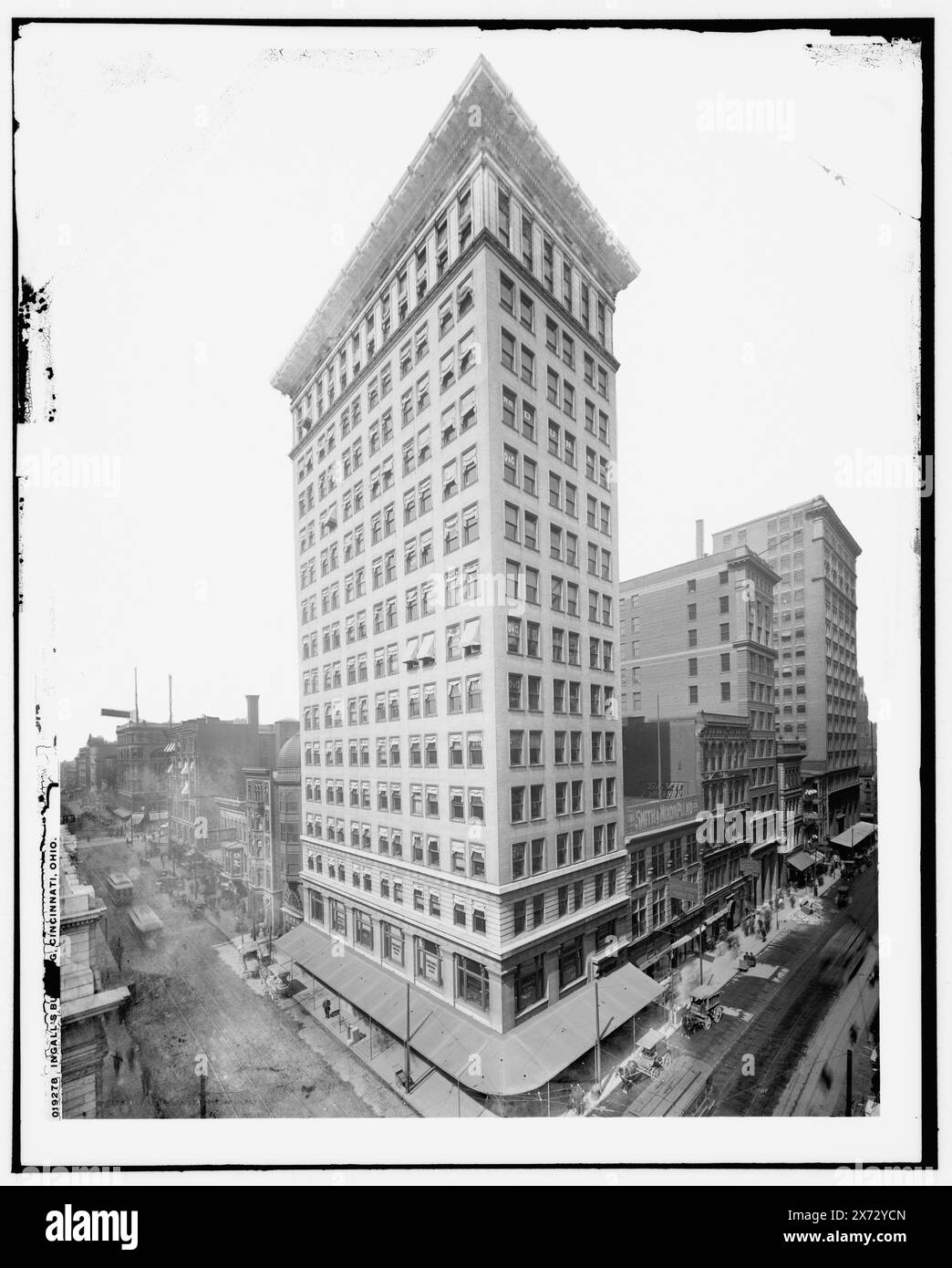 Ingall's Building, Cincinnati, Ohio., Detroit Publishing Co. No. 019278., Gift ; State Historical Society of Colorado ; 1949, Ingall's Building (Cincinnati, Ohio), Office Buildings. , États-Unis, Ohio, Cincinnati. Banque D'Images