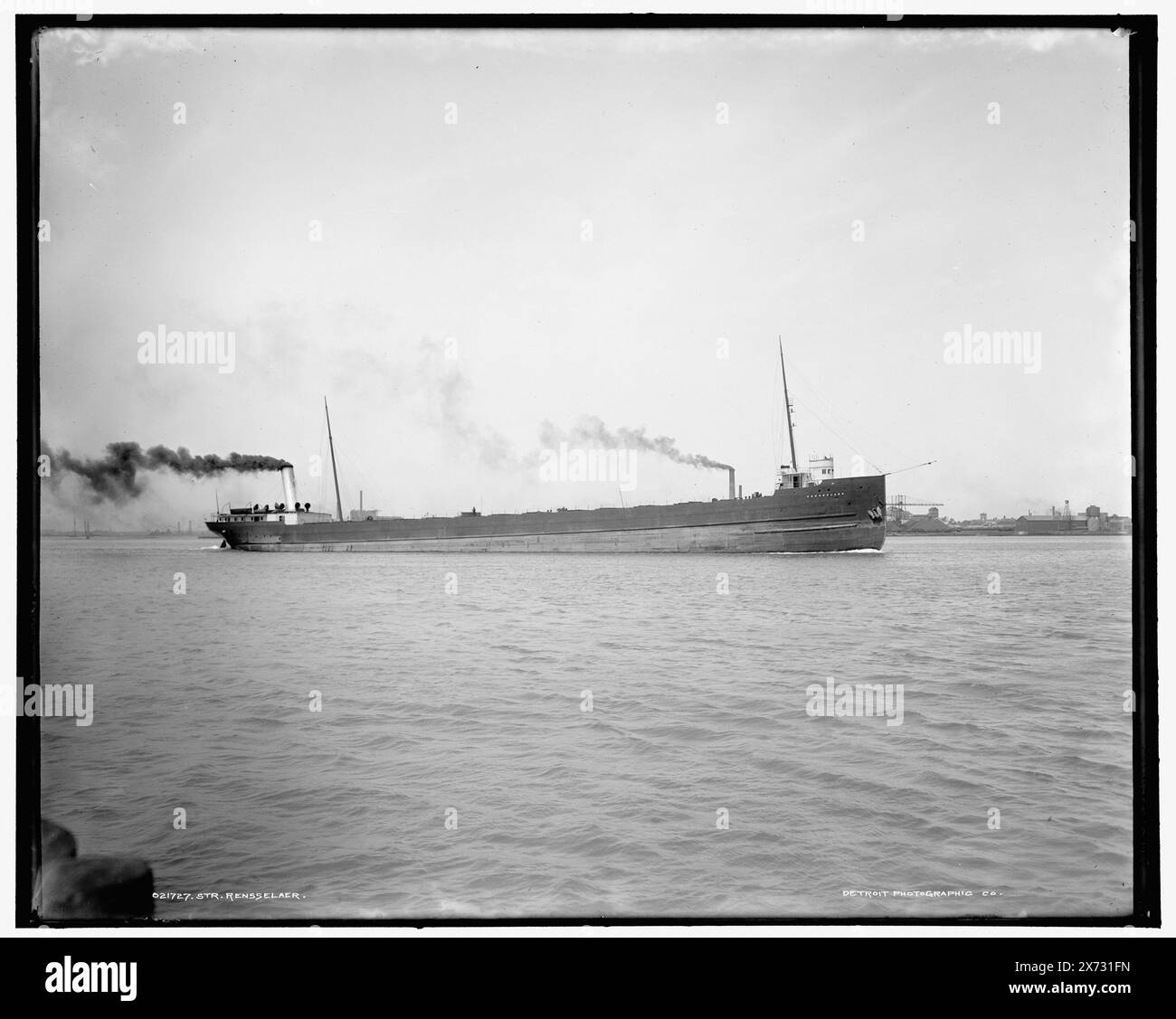 Str. Rensselaer, Detroit Publishing Co. No. 021727., Gift ; State Historical Society of Colorado ; 1949, Rensselaer (cargo), Cargo Ships. Banque D'Images