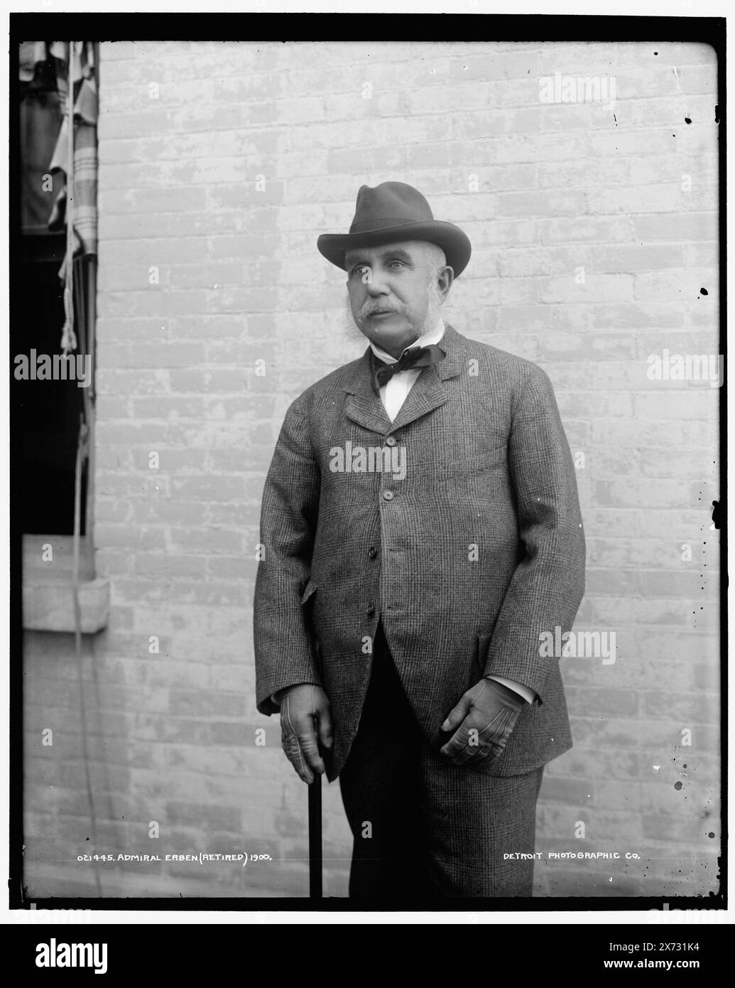 Amiral Erben, retraité, Detroit Publishing Co. No. 021445., Gift ; State Historical Society of Colorado ; 1949, Erben, Henry,,, 1831 ou 2-1909. , États-Unis., Navy. , Amiraux, américain. Banque D'Images