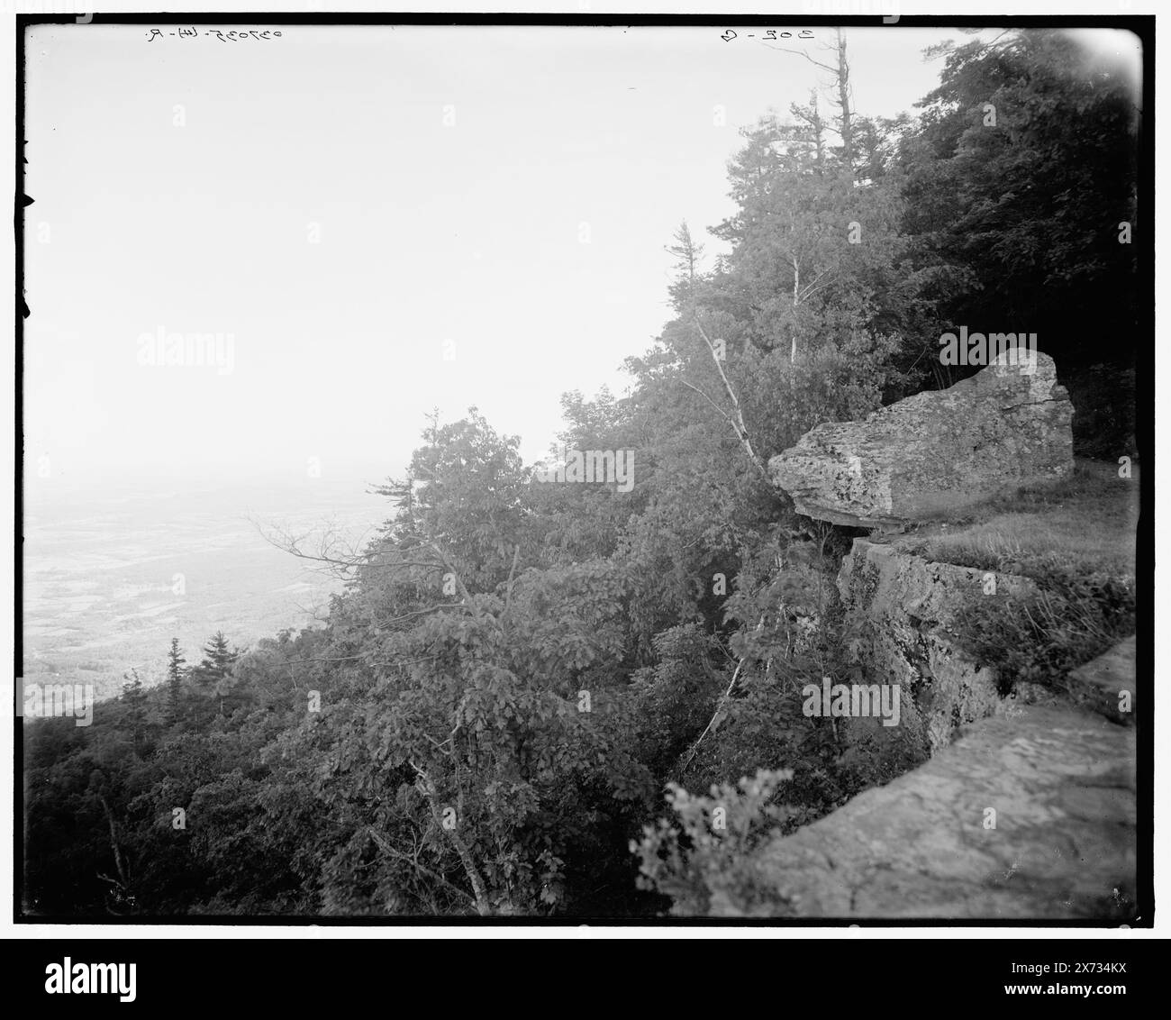 Catskill Mtns., vallée de la rivière Hudson de Catskill Mountain House, New York, titre de la veste., les images du vidéodisque sont hors séquence; L'ordre réel de gauche à droite est 1A-18981, 18984, 18986 (ou 18983), 18982 (ou 18985). quatre négatifs forment un panorama avec des variantes proches des sections centrales droite et droite., '299 dup', '300 dup', '301 G', '301 dup', '302 G' et '302 dup' sur les négatifs de gauche à droite, respectivement., Detroit Publishing Co. no. 037035., Gift ; State Historical Society of Colorado ; 1949, Valleys. , Montagnes. , États-Unis, New York (État), Catskill Mountains. , États-Unis, Nouveau Banque D'Images