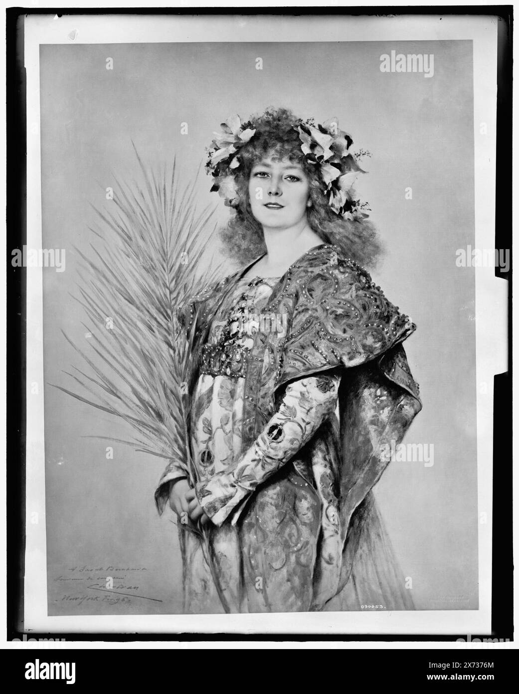 Sarah Bernhardt dans Gismonda, titre de veste., photographie de peinture signée Chartran New York , . '96., Detroit Publishing Co. No. 090053., Gift ; State Historical Society of Colorado ; 1949, Bernhardt, Sarah, 1844-1923. , Actrices. Banque D'Images Sarah Bernhardt dans Gismonda, titre de veste., photographie de peinture signée Chartran New York , . '96., Detroit Publishing Co. No. 090053., Gift ; State Historical Society of Colorado ; 1949, Bernhardt, Sarah, 1844-1923. , Actrices. Banque D'Images