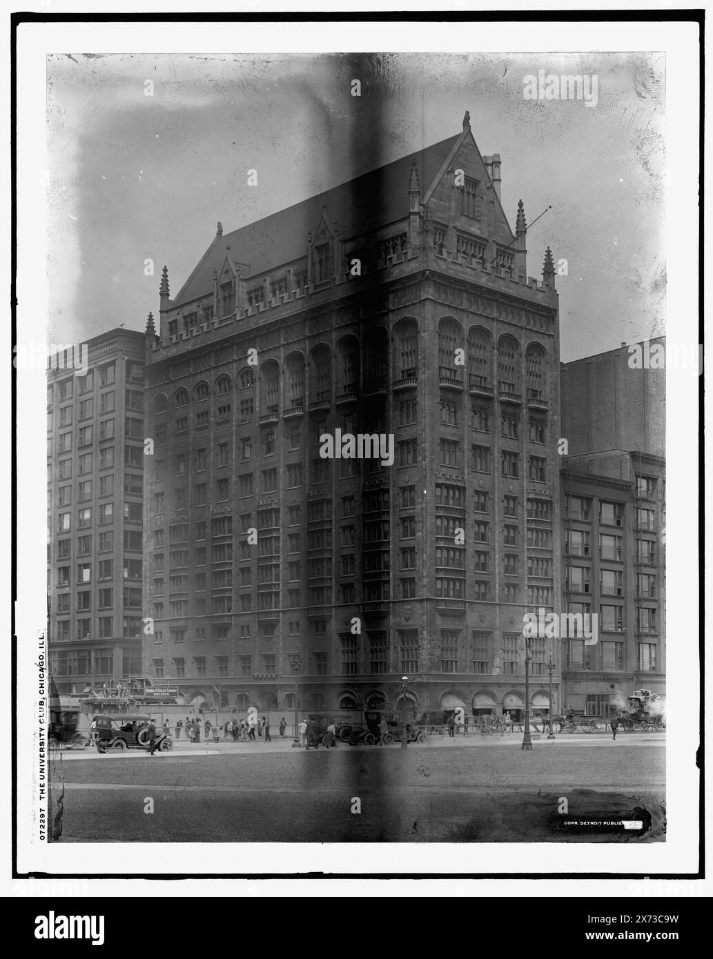 The University Club, Chicago, Ill., Detroit Publishing Co. No. 072297., Gift ; State Historical Society of Colorado ; 1949, Clubhouses. , Clubs. , États-Unis, Illinois, Chicago. Banque D'Images