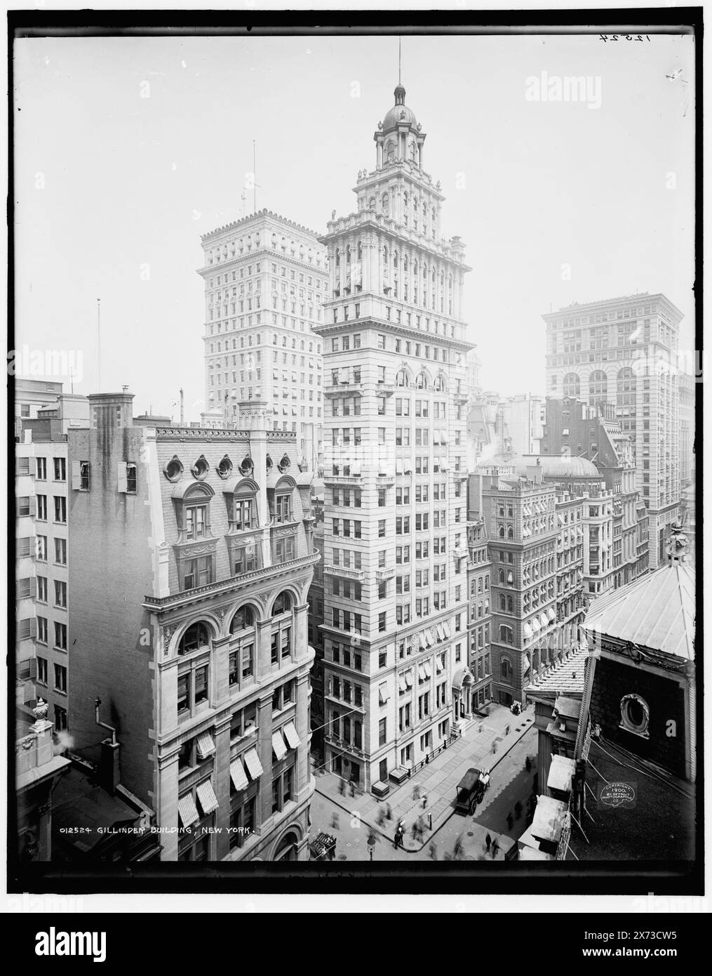 Gillender Building, New York, Detroit Publishing Co. No. 012524., Gift ; State Historical Society of Colorado ; 1949, Gillender Building (New York, New York), Office Buildings. , États-Unis, New York (State), New York. Banque D'Images