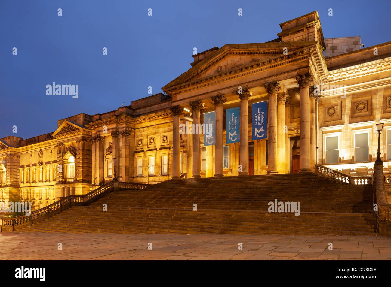 Aube au World Museum de Liverpool, Angleterre. Banque D'Images