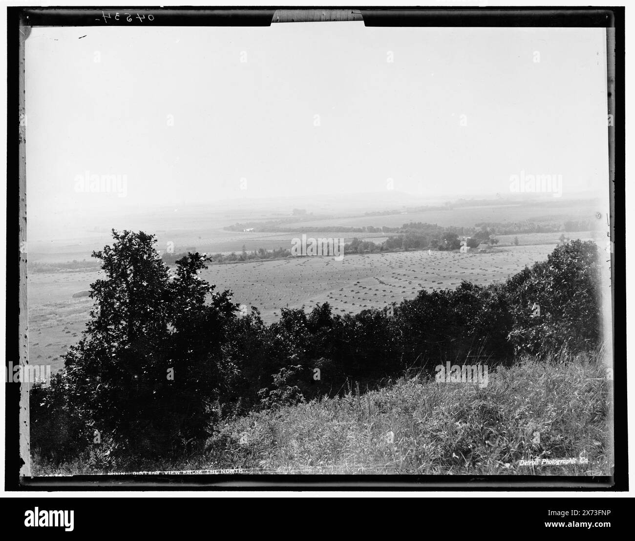 New Ulm, Minnesota, vue lointaine du nord, date basée sur Detroit, catalogue F (1899)., '62' sur négatif., Detroit Publishing Co. No. 04534., Gift ; State Historical Society of Colorado ; 1949, Valleys. , États-Unis, Minnesota, New Ulm. Banque D'Images