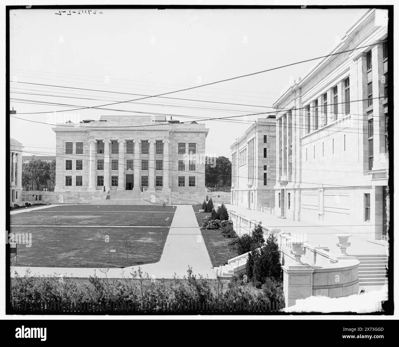 Harvard Medical College (School), Boston, Mass., titre tiré de la veste., '3283' sur le négatif gauche ; '3284' sur le négatif droit., Detroit Publishing Co. No. 037112., Gift ; State Historical Society of Colorado ; 1949, universités et collèges. , Installations éducatives. , Éducation médicale. , États-Unis, Massachusetts, Boston. Banque D'Images