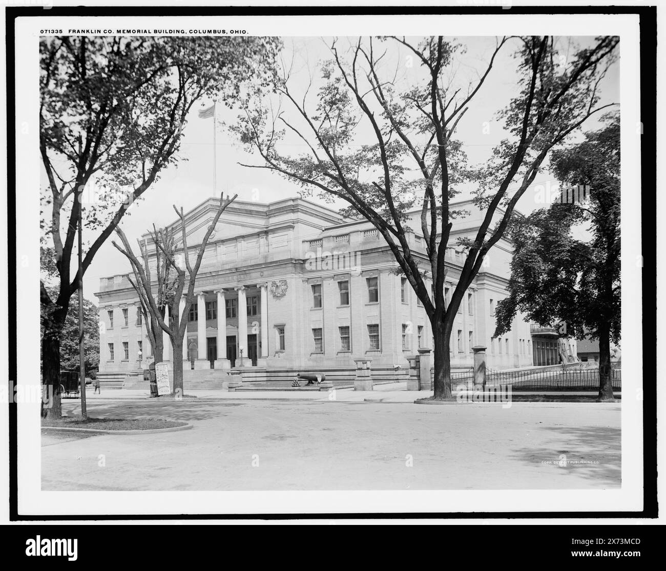 Franklin Co. Memorial Building, Columbus, Ohio, Detroit Publishing Co. No. 071335., Gift ; State Historical Society of Colorado ; 1949, auditoriums. , États-Unis, Ohio, Columbus. Banque D'Images