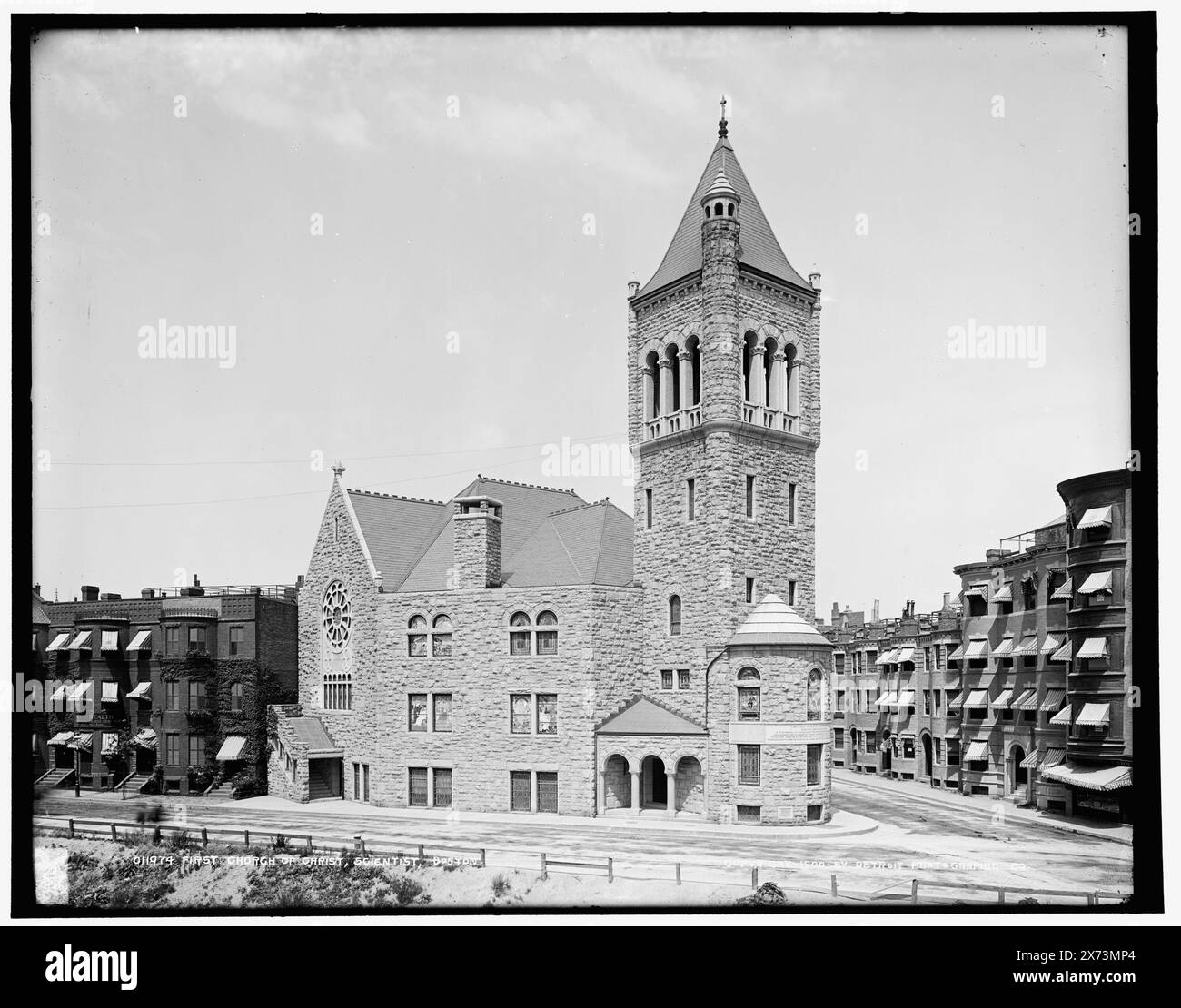 First Church of Christ Scientist, Boston, Detroit Publishing Co. No. 011974., Gift ; State Historical Society of Colorado ; 1949, First Church of Christ, Scientist (Boston, Mass.), Churches. , États-Unis, Massachusetts, Boston. Banque D'Images