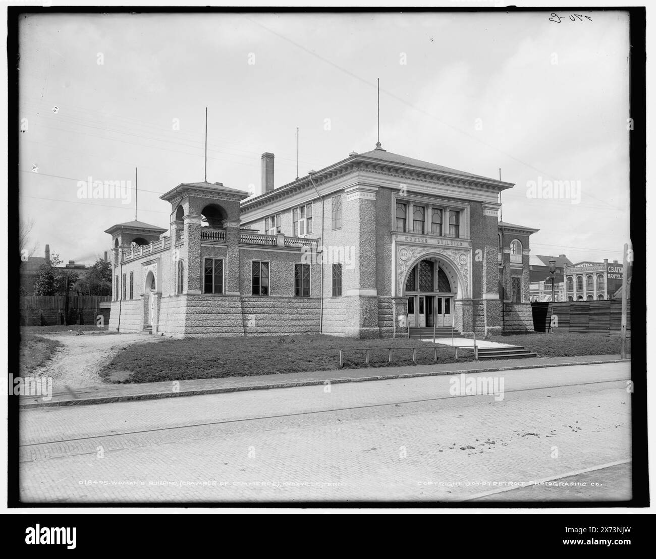Bâtiment de femme, Chambre de commerce, Knoxville, Tenn., '770-G' sur négatif., Detroit Publishing Co. no. 016405., Gift ; State Historical Society of Colorado ; 1949, Chambers of commerce. , États-Unis, Tennessee, Knoxville. Banque D'Images