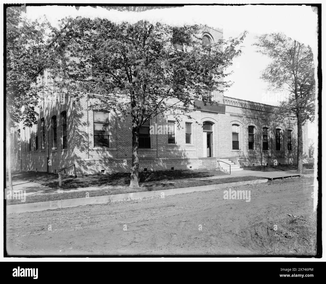Photochrom Company Building, Detroit, Mich., titre tiré de la veste., '281-s' sur négatif., Detroit Publishing Co. no. 042094., Gift ; State Historical Society of Colorado ; 1949, Detroit Publishing Co., Photographic studios. , États-Unis, Michigan, Detroit. Banque D'Images
