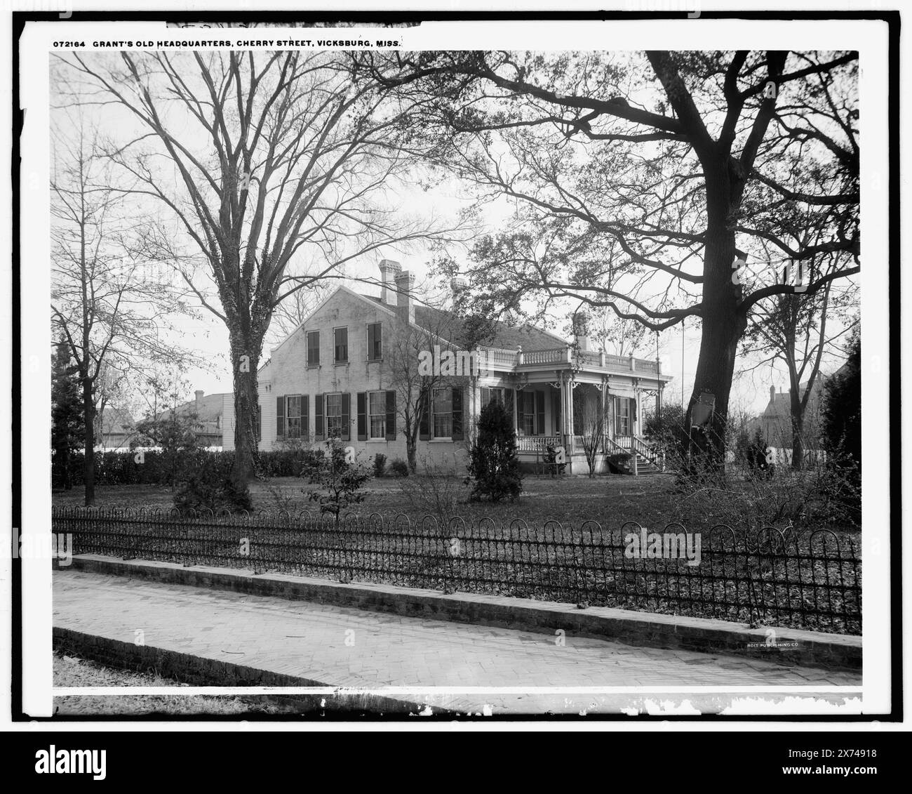 Ancien siège social de Grant, Cherry Street, Vicksburg, Miss., 'G 6826' sur négatif., Detroit Publishing Co. No. 072164., Gift ; State Historical Society of Colorado ; 1949, Grant, Ulysses S., (Ulysses Simpson), 1822-1885, Homes & Haunts. , Quartier général militaire. , Habitations. , Vicksburg (Miss.), histoire, Siège, 1863. , États-Unis, Mississippi, Vicksburg. Banque D'Images