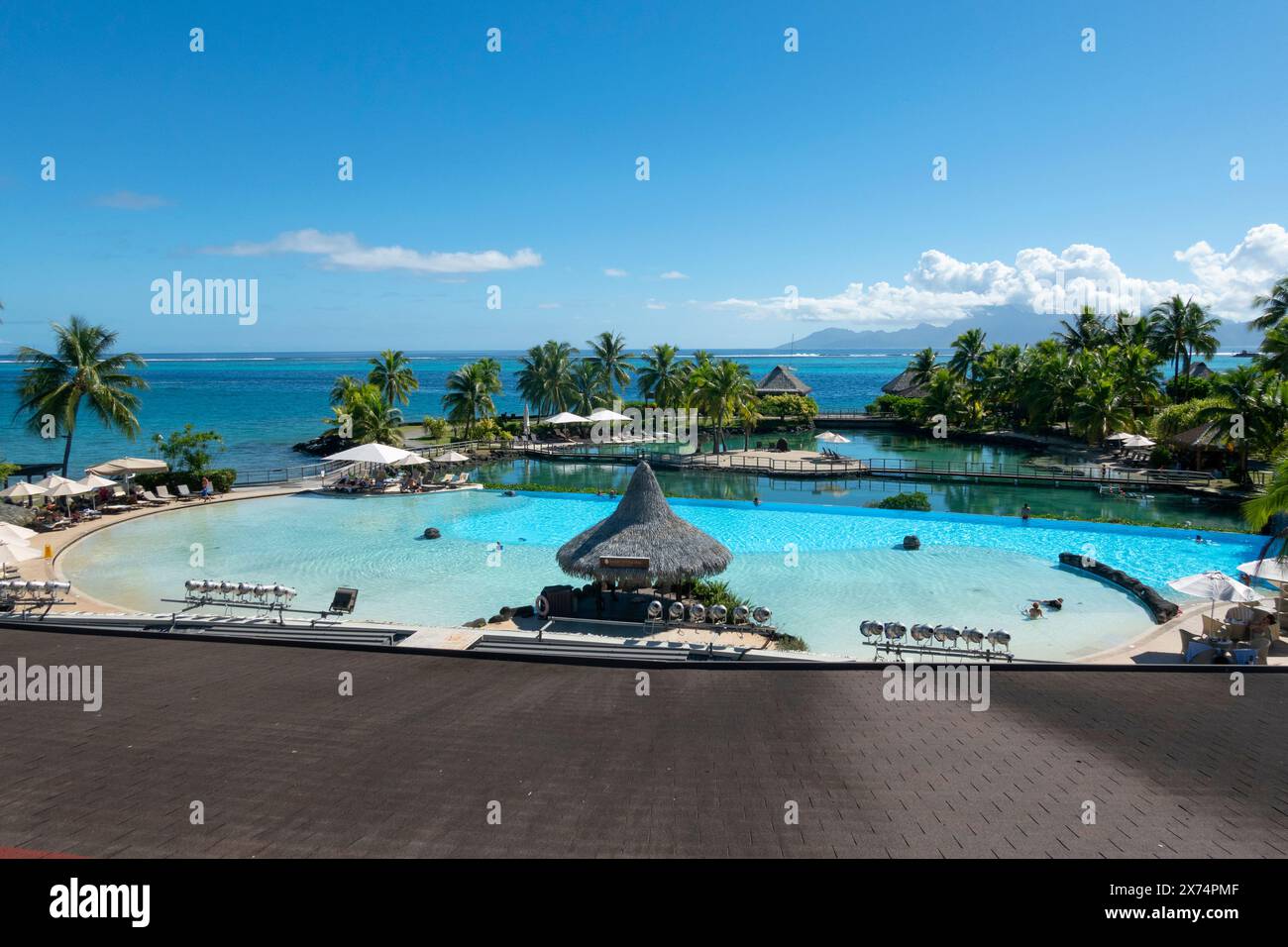 Hôtel Intercontinental, Papeete, Tahiti, Polynésie française Banque D'Images