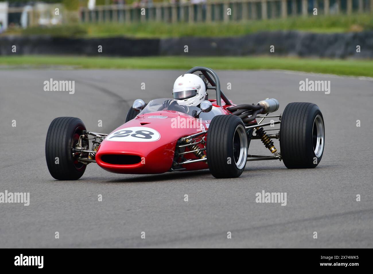 Jason Timms, Brabham-Ford BT21, Derek Bell Cup, une course de vingt minutes mettant en vedette des monoplaces de formule 3 de 1 litre qui ont concouru dans les années 1964 - Banque D'Images