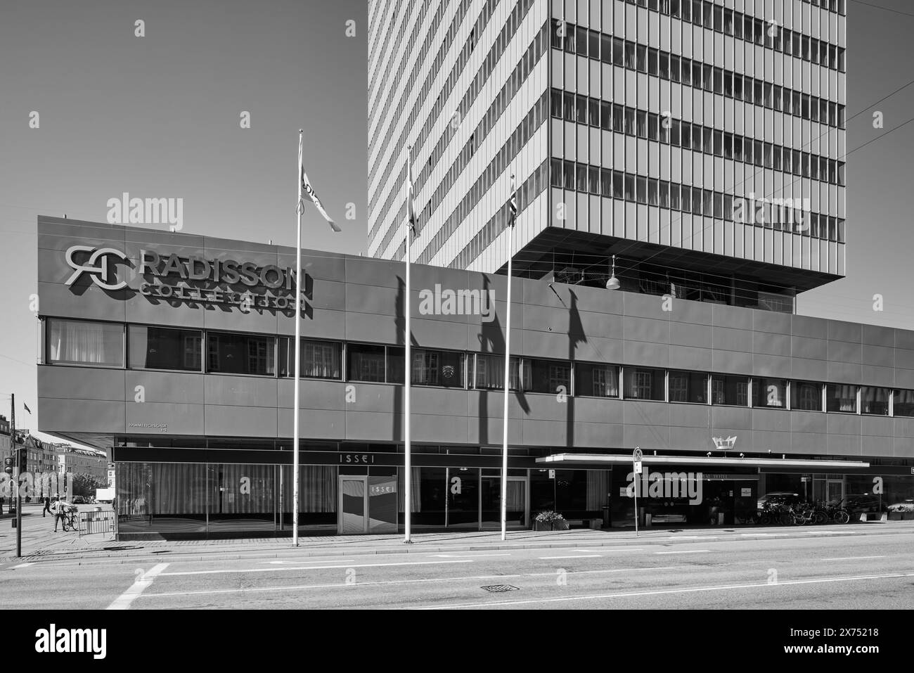 SAS Hotel (Radisson Collection Royal Hotel), conçu par Arne Jacobsen, 1960 ; Copenhague, Danemark Banque D'Images