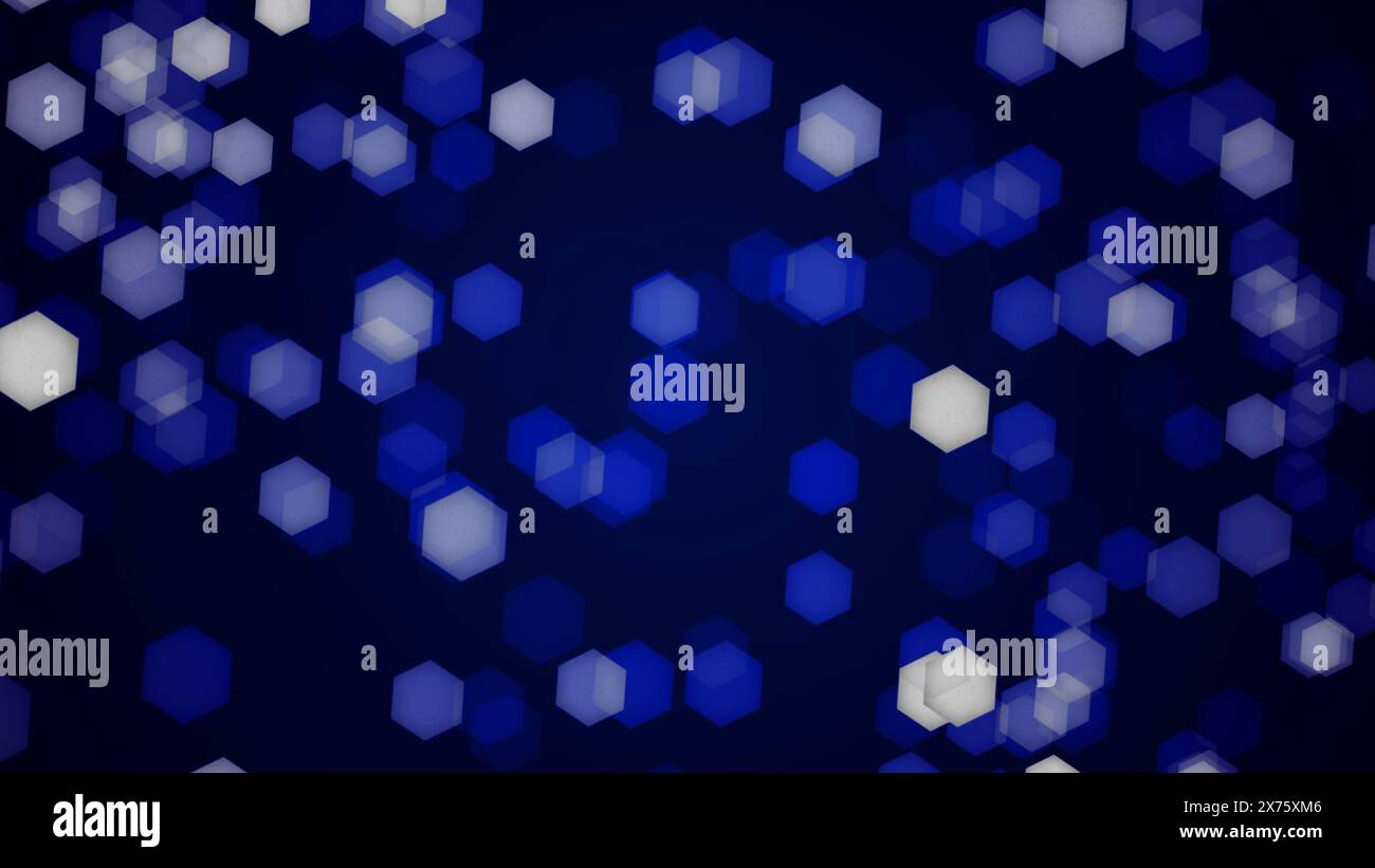 Arrière-plan de motif hexagonal mobile abstrait Banque D'Images
