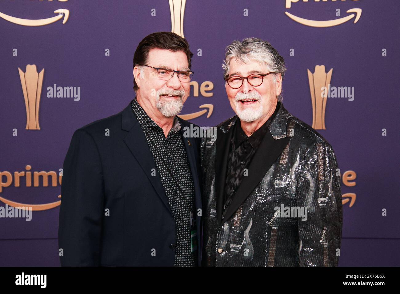 Frisco, États-Unis. 17 mai 2024. Alabama - Teddy Gentry, Randy Owen assiste à la 59e cérémonie des Academy of Country Music Awards à l'hôtel Omni Frisco au Star le 16 mai 2024 à Frisco, Texas. Photo : Ozzie B/imageSPACE/SIPA USA crédit : SIPA USA/Alamy Live News Banque D'Images