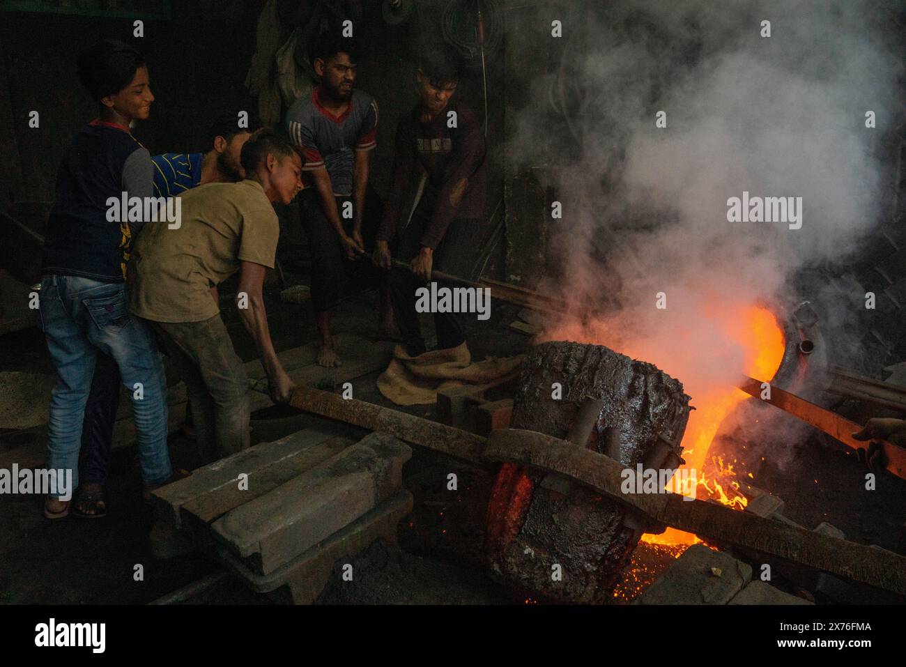 Démolition de navires Banque D'Images