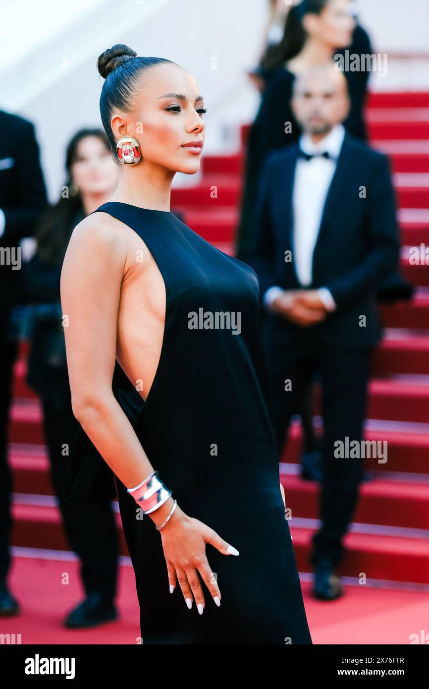 Cannes, France. 17 mai 2024. Katerina Safarova photographiée sur le tapis rouge pour des sortes de gentillesse lors du 77ème Festival de Cannes. Photo de Julie Edwards./Alamy Live News Banque D'Images