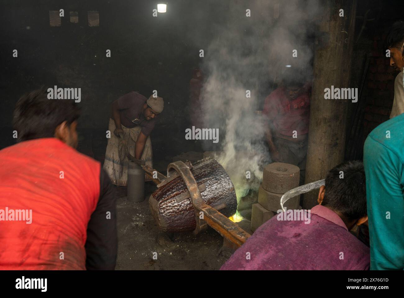 Démolition de navires Banque D'Images