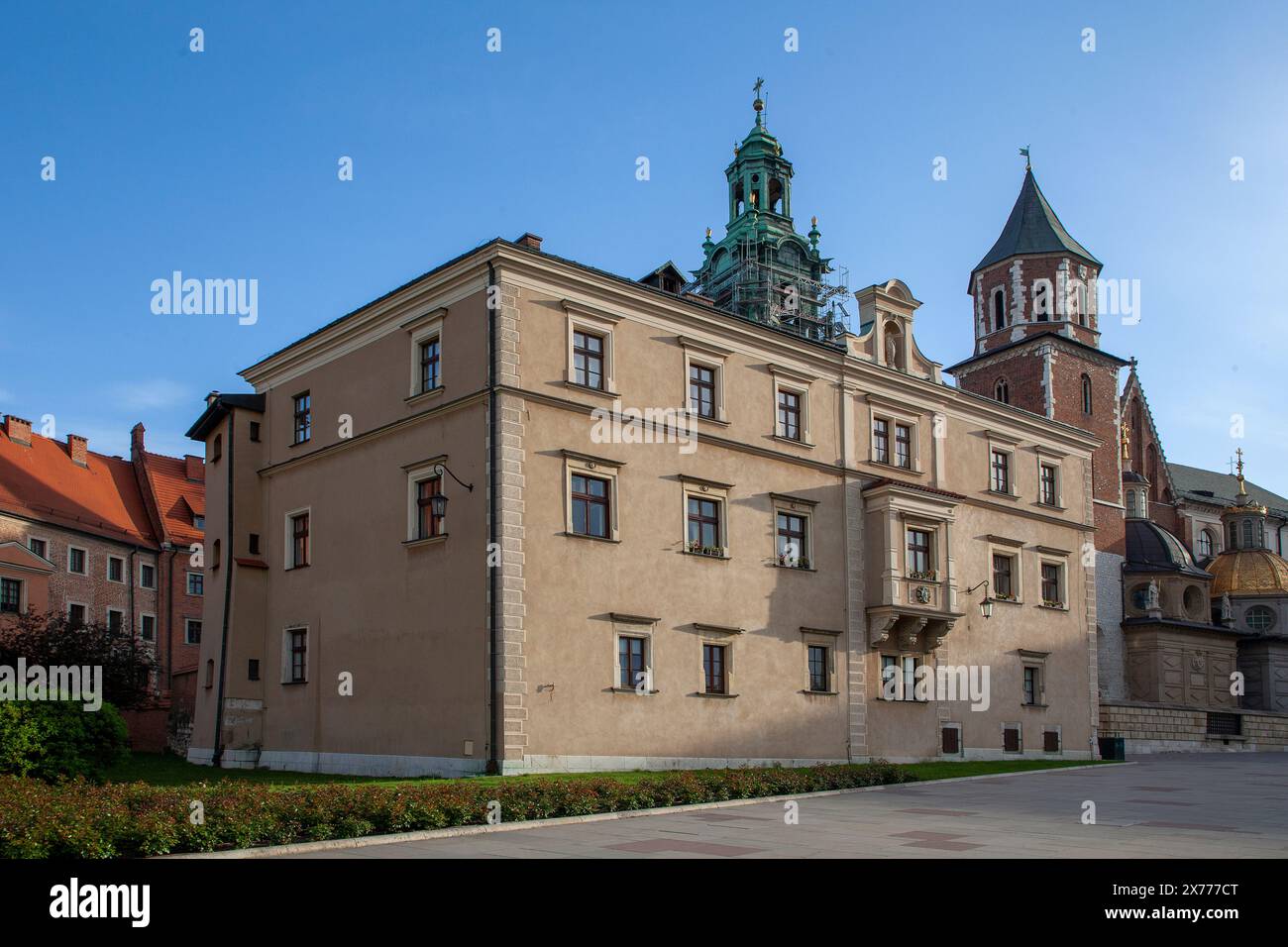 Château royal de Wawel, Cracovie - Zamek Królewski na Wawelu Banque D'Images