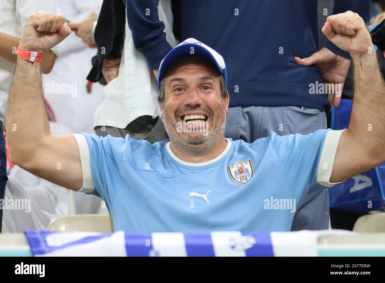 Lusail, Qatar. 28 novembre 2022. Uruguay fans lors du match entre Portugal vs Uruguay, Groupe H, Coupe du monde de la FIFA Qatar 2022. Banque D'Images