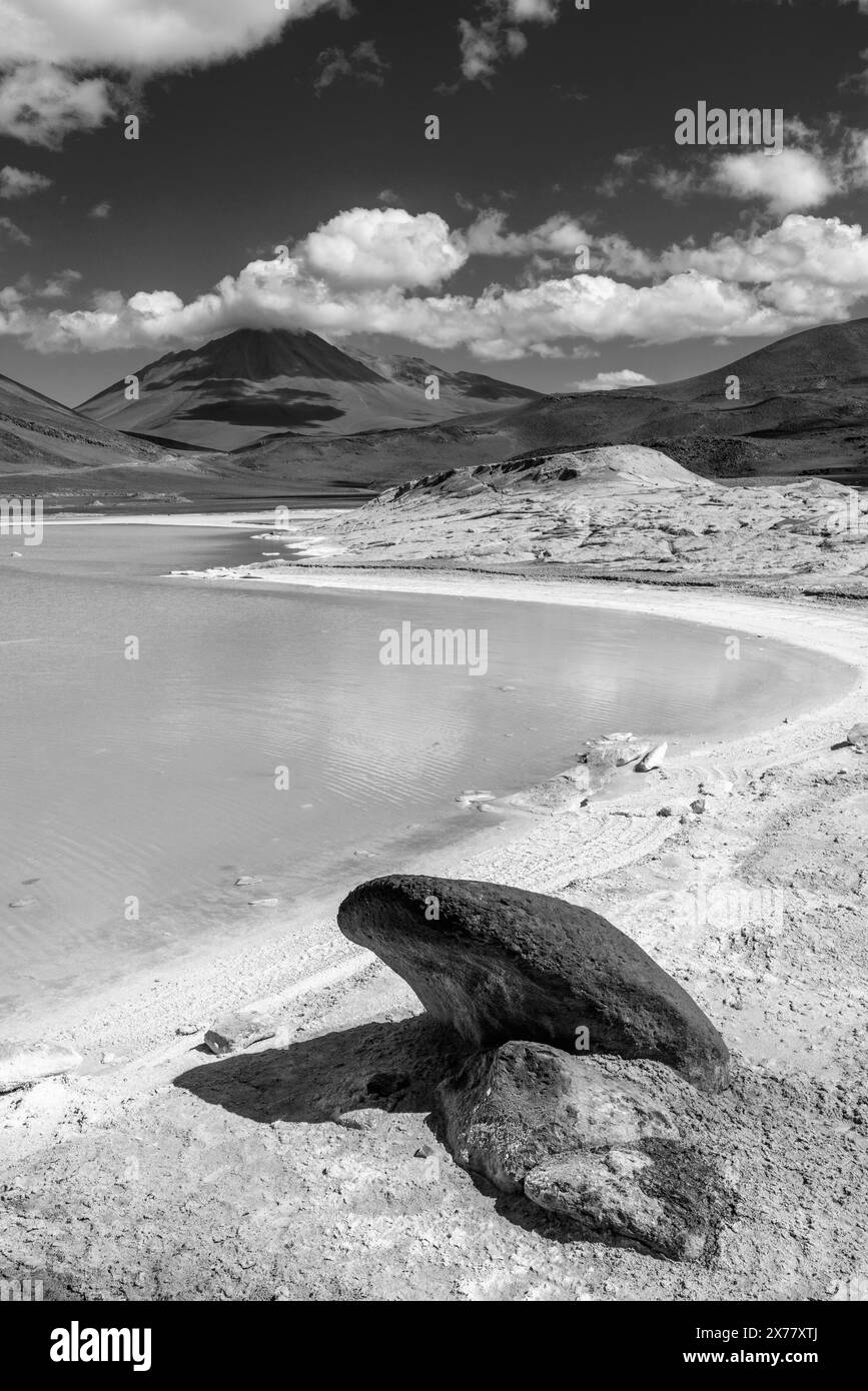 Le Salar de Aguas Calientes (Salt Flats), près de San Pedro de Atacama, Chili. Banque D'Images