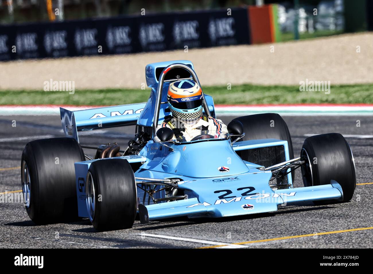 Imola, Italie. 18 mai 2024. Une voiture Amon AF1 de 1974. 18.05.2024. Championnat du monde de formule 1, Rd 7, Grand Prix d'Emilie Romagne, Imola, Italie, Journée de qualification. Le crédit photo devrait se lire : XPB/Alamy Live News. Banque D'Images