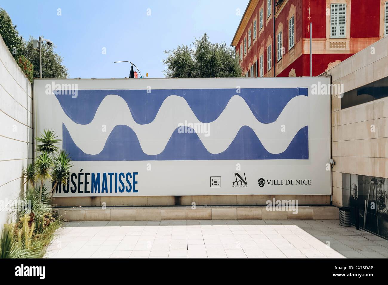 Nice, France - 29 juillet 2023 : le Musée Matisse de Nice, consacré à l'œuvre du peintre français Henri Matisse. Il rassemble l'un des plus grands col du monde Banque D'Images