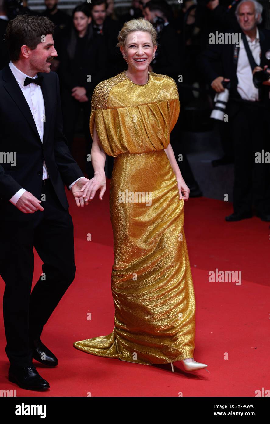 Cannes, France. 18 mai 2024. Cate Blanchett à la première rumeurs, Palais des Festival, dans le cadre de la 77ème édition du Festival de Cannes. Crédit : Doug Peters/EMPICS/Alamy Live News Banque D'Images