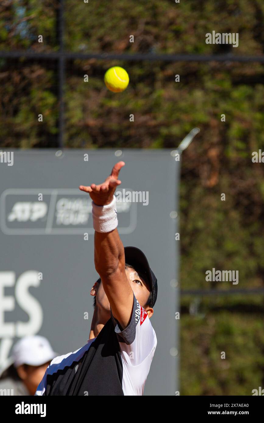 Naoki Nakagawa (Japon) - ATP Challenger Tour Corrientes, Dove Men Care Legion Sudamericana. Banque D'Images