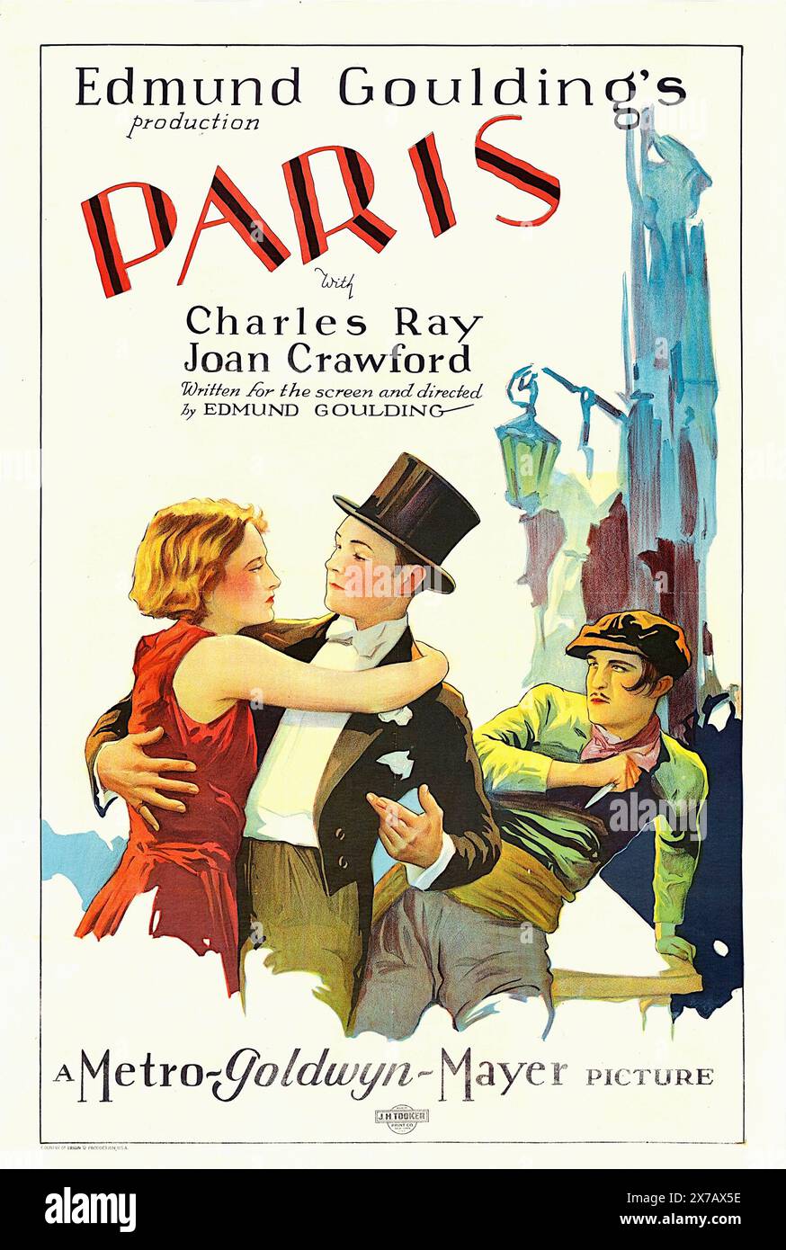 Paris - film dramatique romantique muet américain écrit et réalisé par Edmund Goulding - 1926 Banque D'Images