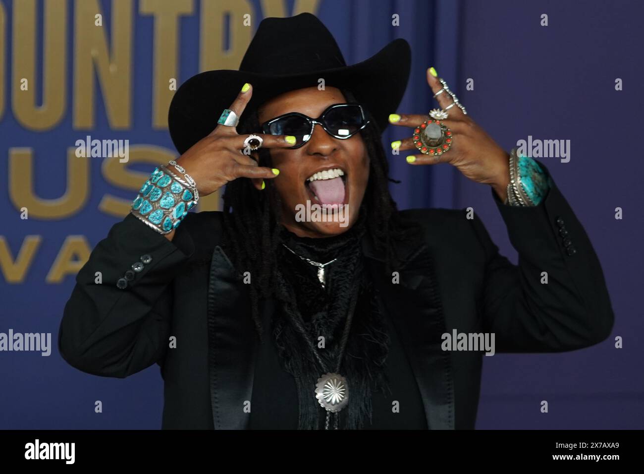 Frisco, États-Unis. 16 mai 2024. Ink assiste au tapis rouge de la 59e cérémonie des Academy of Country Music Awards à l’hôtel Omni Frisco au Star de Frisco, aux États-Unis, le 16 mai 2024. (Photo de Javier Vicencio/Eyepix Group) (photo de Eyepix/NurPhoto) crédit : NurPhoto SRL/Alamy Live News Banque D'Images